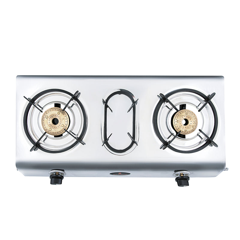 Win Monalisa, STORM  2 Burner Manual Stainless Steel Gas Stove