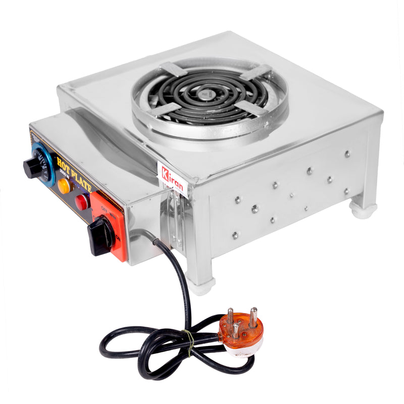 kiran G-Coil Hot Plate/ Electric stove- 2000 Watt Induction Cooktop (Silver, Push Button)