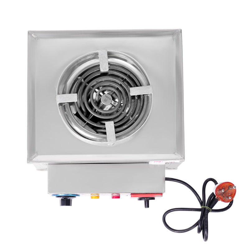 kiran G-Coil Hot Plate/ Electric stove- 2000 Watt Induction Cooktop (Silver, Push Button)