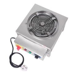kiran G-Coil Hot Plate/ Electric stove- 2500 Watt Induction Cooktop  (Silver, Push Button)