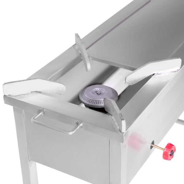 Stainless Steel Commercial Gas Stove (2 Burners)