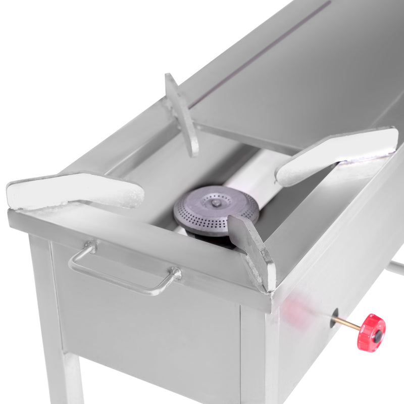 Stainless Steel Commercial Gas Stove (2 Burners)