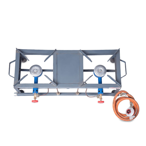 Kiran MS Commercial Gas Stove ( 2 Burners )