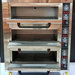 Electric Premium Oven 3 Deck 6 Tray (3D6T)-Without Stone