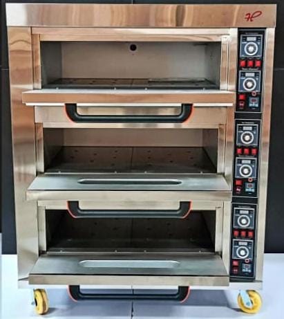 Electric Premium Oven 3 Deck 6 Tray (3D6T)-Without Stone