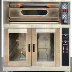 Gas Oven With Proofer - 1D2T Oven & 10 Trays proofer