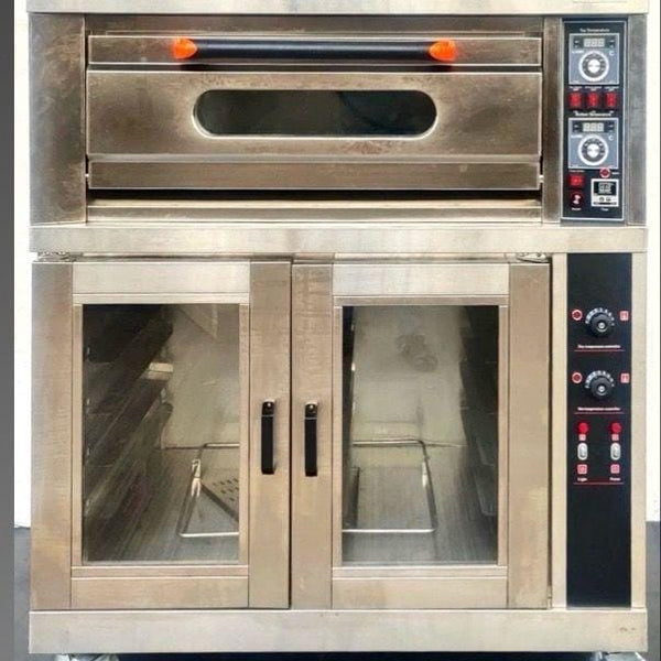 Gas Oven With Proofer - 1D2T Oven & 10 Trays proofer