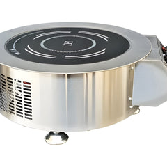 Kiran Full SS Premium Induction - | 3500 W | Round | Flat Base | Touchscreen + Knob Model