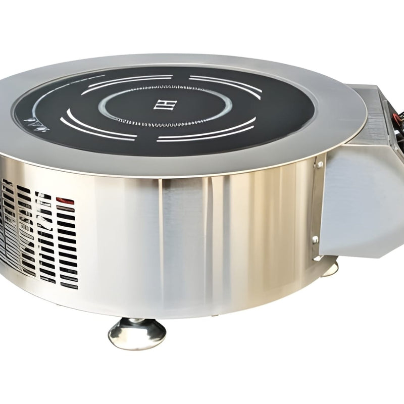 Kiran Full SS Premium Induction - | 3500 W | Round | Flat Base | Touchscreen + Knob Model
