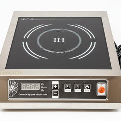 Kiran Full SS Premium Induction - k1 | 3500W | Square | Flat Base | Switch Model