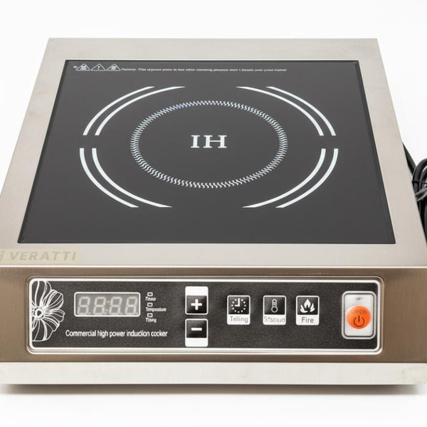 Kiran Full SS Premium Induction - k1 | 3500W | Square | Flat Base | Switch Model