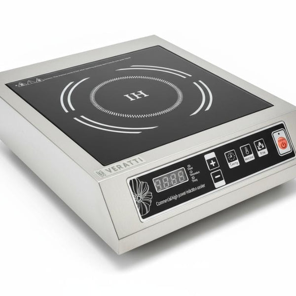 Kiran Full SS Premium Induction - k1 | 3500W | Square | Flat Base | Switch Model