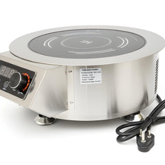 Kiran Full SS Premium Induction - | 3500 W | Round | Flat Base | Touchscreen + Knob Model