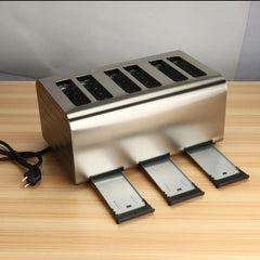 Electric Commercial 6 Slice Eco Pop-Up Toaster