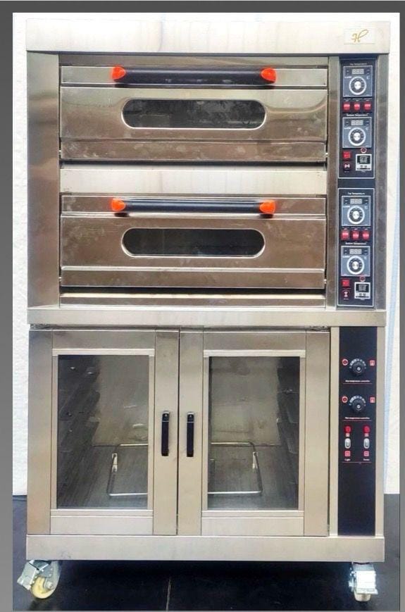 Electric COMBI Oven with Proofer - 2D4T Oven & 10 Trays Proofer