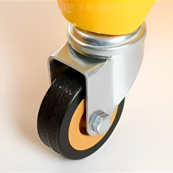 MS Handle Single Bucket Mop Wringer Trolley-20L | Virgin Plastic Body