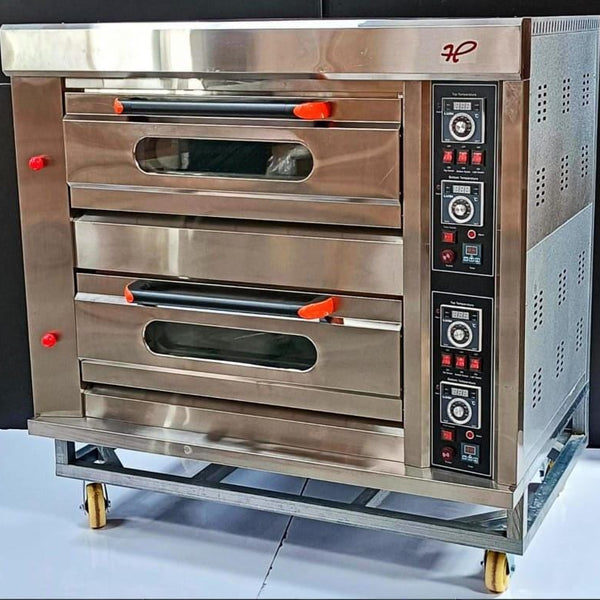 Gas Premium Oven 2 Deck 4 Tray (2D4T)-With Stone