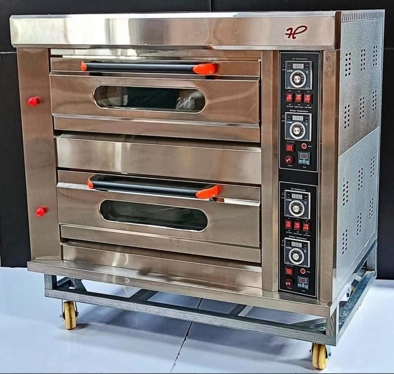 Gas Premium Oven 2 Deck 4 Tray (2D4T)- Without Stone