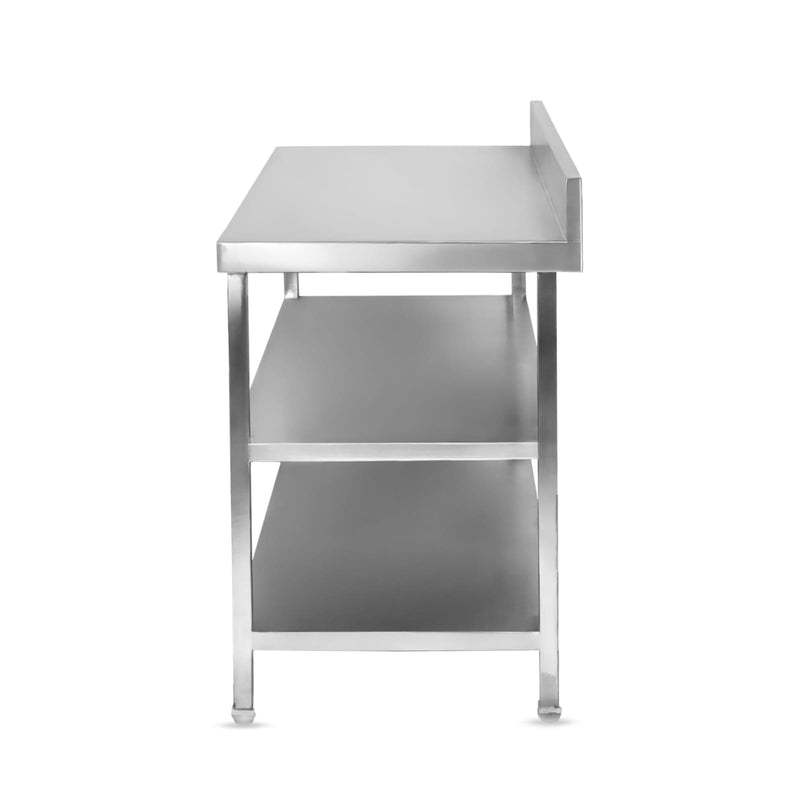 Stainless Steel Working Table / Cutting Table / Service Table / Preparation Table with 2 Under shelves