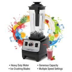 Electric 2L Commercial Blender 4500W ( Red & Black )