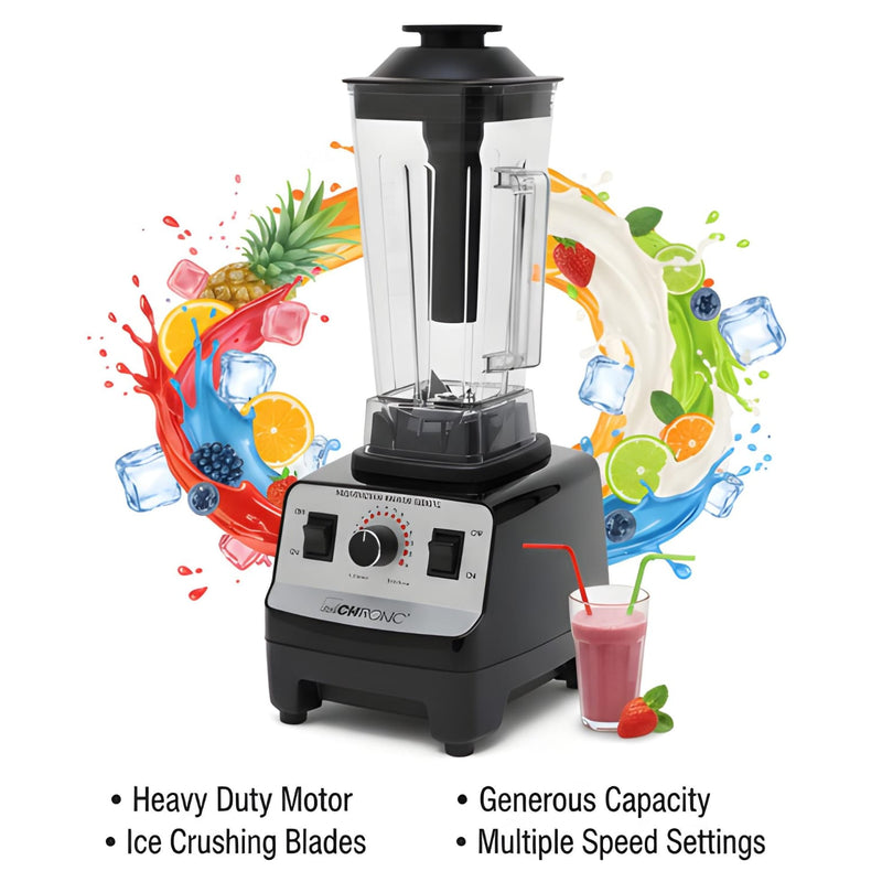 Electric 2L Commercial Blender 4500W ( Red & Black )