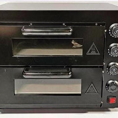 Electric Premium Black Body Pizza Oven with Stone (16*16'')-HS2S (Double)