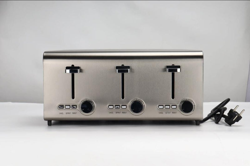 Electric Commercial 6 Slice Eco Pop-Up Toaster