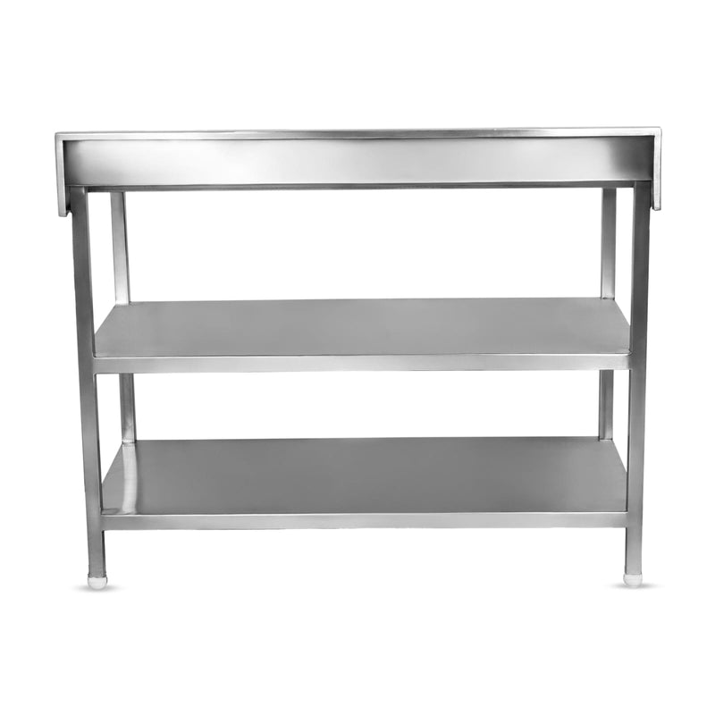 Stainless Steel Working Table / Cutting Table / Service Table / Preparation Table with 2 Under shelves